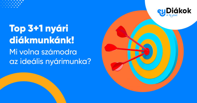 Top 3+1 nyári diákmunkánk!