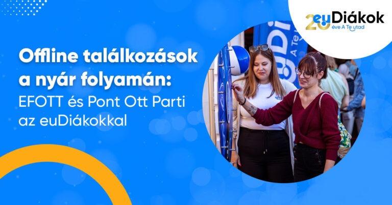Offline találkozások a nyár folyamán: EFOTT és Pont Ott Parti