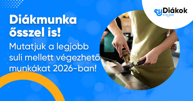 Diákmunka ősszel is!